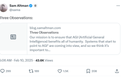 Sam Altman’s latest article: AI Agents will reshape the world economy