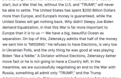 It’s a tear! Trump accuses Zelensky of deceiving the United States