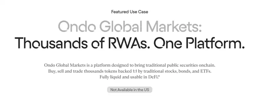 With Trump and Wall Street, will Ondo’s RWA landscape erupt?插图5