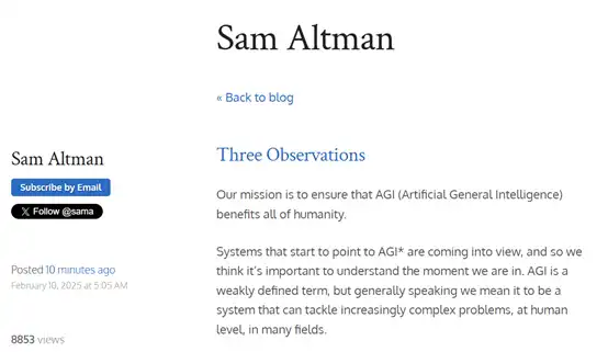 Sam Altman’s latest article: We are fully deploying AI Agents, firmly believing that they will reshape the world economy插图1