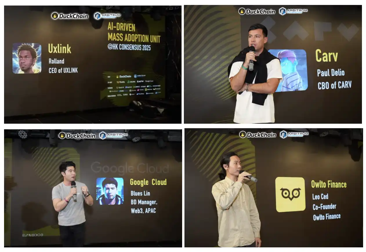 DuckChain and Arbitrum’s “AI-Driven Mass Adoption Unit” event came to a successful conclusion to promote AI to empower the development of the Web 3 ecosystem插图1